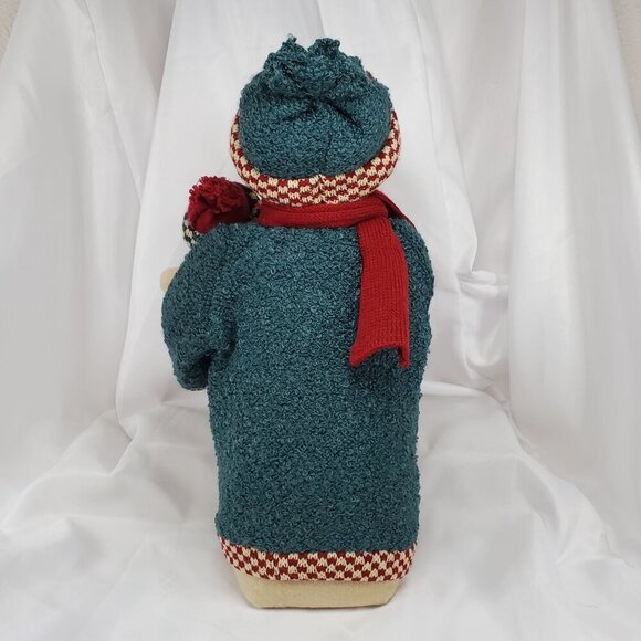 Snowman Family Plush Decor Set With Baby & Child weighted bottoms - Picture 10 of 16